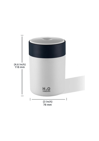 Divex Usb Led Işıklı Hava Nemlendirici Colorful Humidifier Beyaz H-41