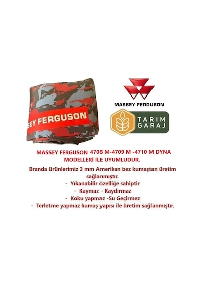 Massey Ferguson 4700 M Dyna Serisi Traktör Kılıfı Branda - Kaporta Kılıfı Ve Koltuk Kılıfı