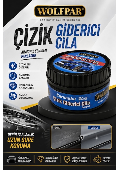 Çizik Giderici Cila Süngerli