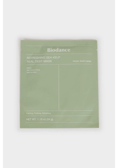 Defacto Biodance Refreshing Sea Kelp Real Deep Mask 34gr – Nemlendirici & Canlandırıcı Deniz Yosunu Maskesi F7940AXNS