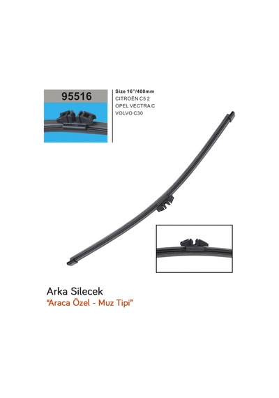 Rbw 95516 Volvo C30 2006-2010 Arka Muz Silecek