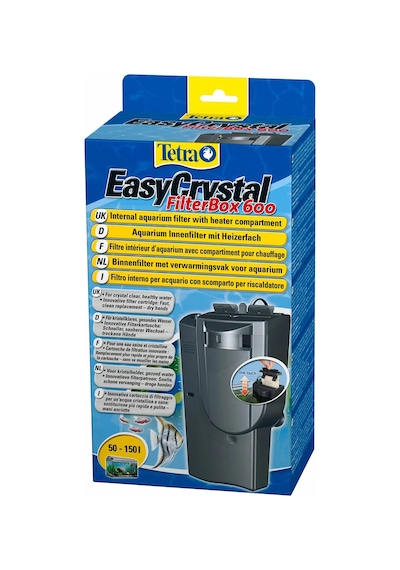 Tetra Easycrystal Filter Box 600 İç Filtre 600 L/h Kartuş Sistemli Güçlü Akvaryum Filtresi