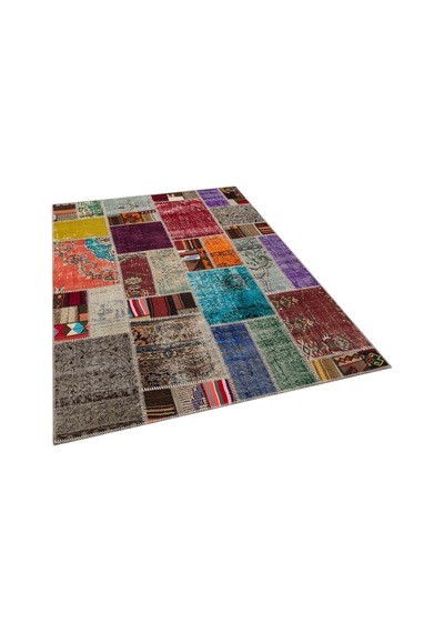 Benzersiz Patchwork El Dokuma Halı 160 X 230 Cm 6043