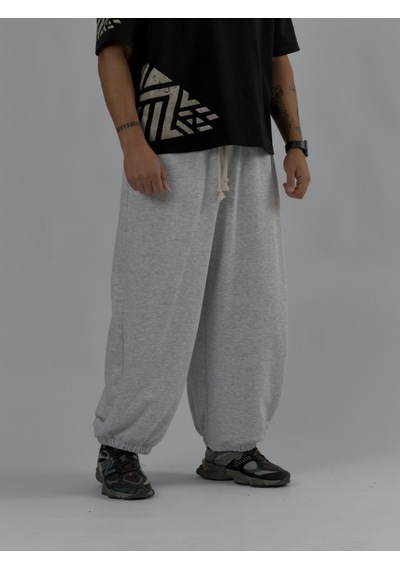 Cocopelli Gri Oversize Baggy Erkek Pantolon Coc3416