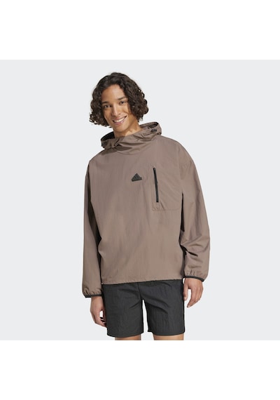 Adidas Ce Q3 Erkek Kahverengi Kapüşonlu Hoodie Kahverengi