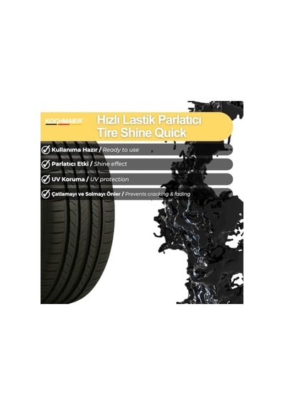 Ayrex Kochmaier Lastik Parlatıcı Ve Koruyucu Cilası 1 Litre