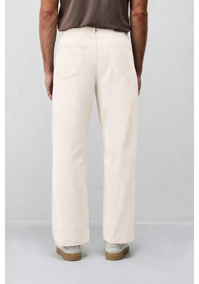 Antioch Baggy Fit Erkek Jean Ekru