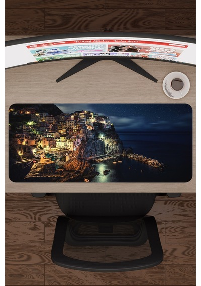 İtalya V2 70x30 Xl Gaming Kauçuk Kaymaz Taban Mouse Pad Fare Altlığı