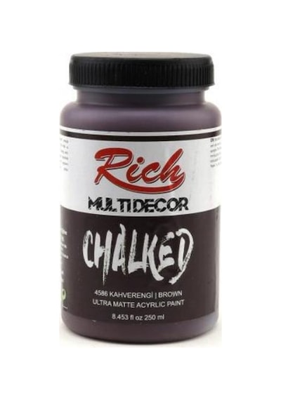 Rich Multi Decor Chalked Akrilik 250Ml N 4586 Kahverengi