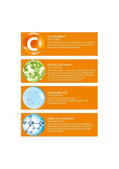 Cliniclab %15 Cilt Aydınlatıcı ve Yenileyici Vitamin C Serum 30 ML