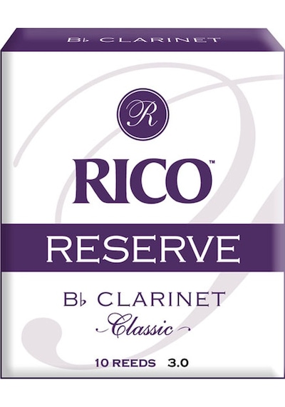 Rico Royal RCT Reserve Classic Bb Clarinet Reeds 3.5+ Bb Klarnet