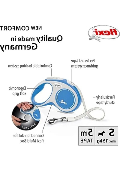 5mt Mavi Şerit Tasma, S Beden, Konforlu Kullanım