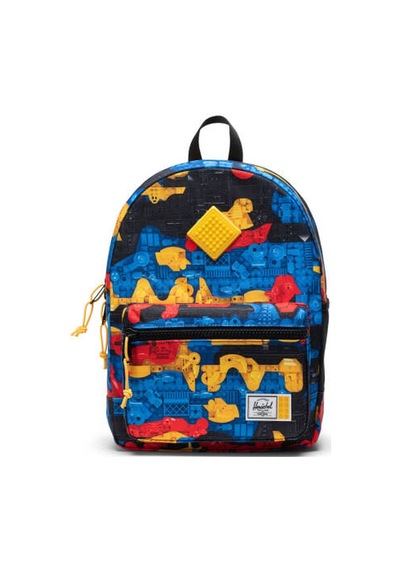 11615-07032 Herschel Heritage Kids Backpack - Scavenger Hunt Bricks Çok Renkli