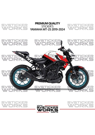 Yamaha Mt-25 Kaplama Sticker Ride Or Die Design Motor Kaplama Modeli Hazır Kit 2019-2024 Uyumlu Siyah