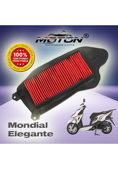 Mondial Elegante Yüksek Performanslı Motosiklet Hava Filtresi A Kalite