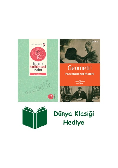 50 Soruda İnsanın Tarihöncesi Evrimi + Geometri + Dünya Klasiği Hediye
