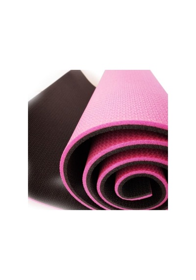 10 Mm Çift Taraflı Kalın Spor Yapma Minderi Pilates Yoga Pembe Genel