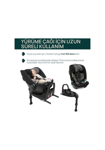 Chicco Fullseat Oto Koltugu Black Satın 05087190450000