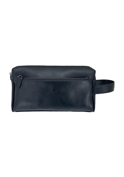 Çanta Yurdu Hakiki Deri Ca250 Dopp Kit El Çantası Siyah Siyah