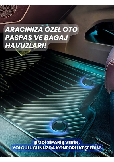 Audi A4 2016+ 3d Kauçuk Oto Paspas Birebir Uyumlu Axe