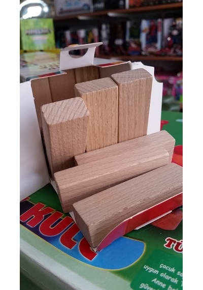 Gradıtı 54 Parça Jenga Ahşap Blok Dengesi Oyunu
