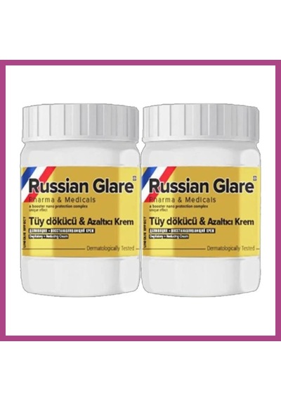 Gees Global Russ Glare Tüylere Krem Nano 2 Adet X 50 Ml Russ Merhemi Gbzs