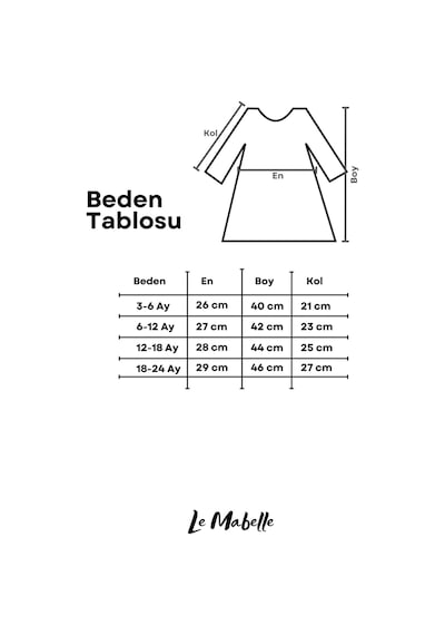 Le Mabelle Beyaz Tül Etekli Gül Detaylı Kız Bebek Elbise - Ophelia Beyaz