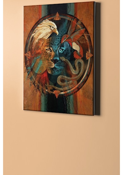 Webstyle Sayılarla Boyama Seti Kasnaklı Erk Hayvanları 50 X 65 Cm