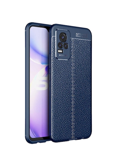 Goocamp Vivo V21e Kılıf Niss Silikon Kapak - Siyah Siyah