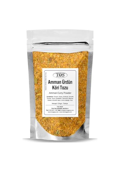 Hana'nın Amman Ürdün Köri Tozu 500 Gr Hana's Amman Jordanian Curry Powder