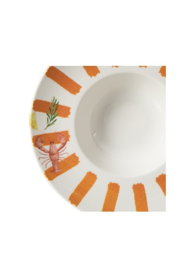 Mudo Home Padova Makarna Tabağı - Turuncu 29cm Diğer