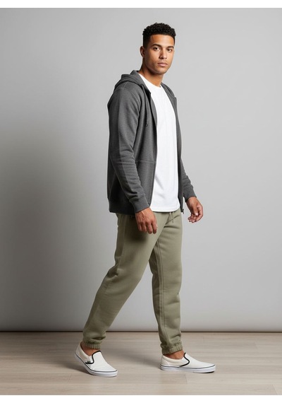 Vans Left Chest Sweatpant Erkek Gri Eşofman Altı - Vn000w15