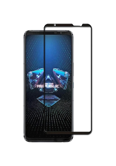 Microcase Asus Rog Phone 5S Pro Tam Kaplayan Çerçeve Cam Koruyucu