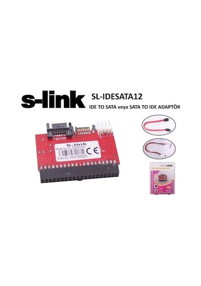 S-Link Sl-Idesata12 Ide Sata Dönüştürücü Adaptör
