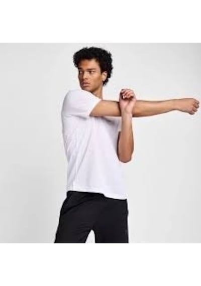 Dkny Lescon 25b-1024 Erkek Antrenman Kısa Kol Tshırt Beyaz Beyaz Beyaz