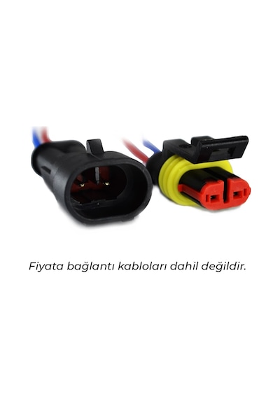 1 Takım 2 Pin Demonte Süper Seal Erkek Dişi Elektrik Soketi Su Geçirmez Konnektör