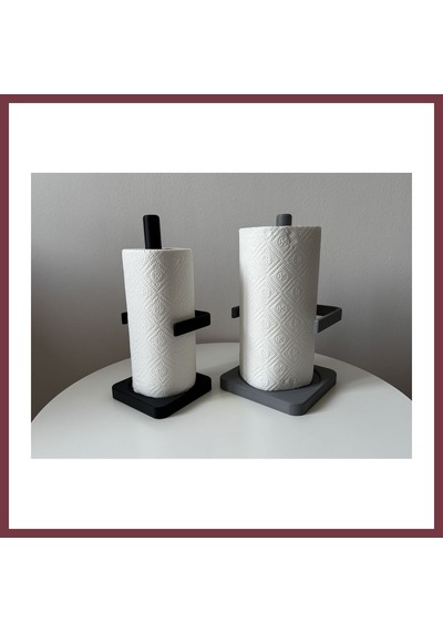 Storeşahin Minimalist Kağıt Havlu Standı Tezgah Üstü Havluluk Mutfak Aksesuarı Shn0720 Çok Renkli