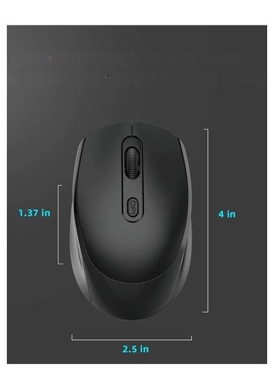 Çift Modlu Kablosuz Bluetooth Mouse Şarj Edilebilir Sessiz Tıklam