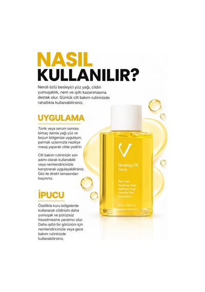 Korean Boosting Oil 100ml Vegan Yüz & Vücut Bakım Yağı Pirinç Kepeği Yağı Hassas Ciltler İçin