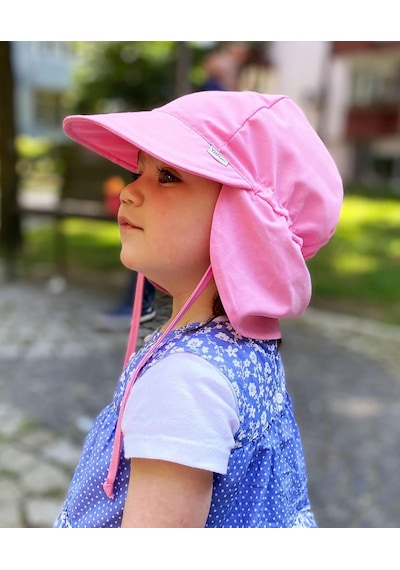 Xmlbayiciniz Flap Lejyoner Ense Korumalı Boyundan Bağlamalı Çocuk Bebek Güneş Şapka Çok Renkli