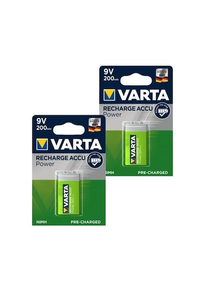 Varta Ready 2 Use 9v 200 Mah Şarj Edilebilir Pil 2 Adet