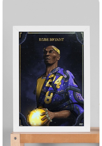 Kobe Bryant Roma İmparatoru Çerçeveli Tablo - Basketbol Nba Posteri Tablo
