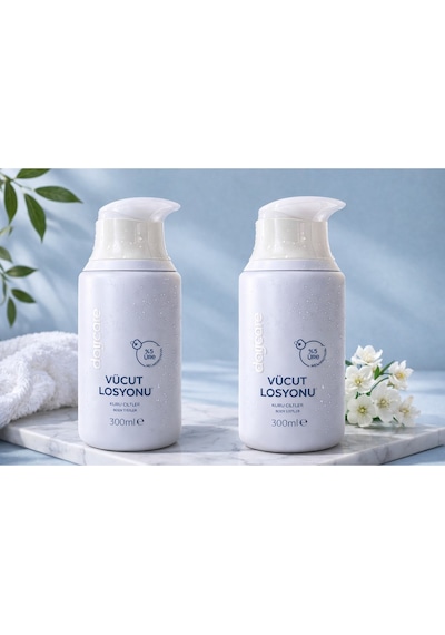 %5 Üre Vücut Losyonu 300 Ml X 2 Adet Kuru Ciltler İçin Nemlendirici Bakım Seti