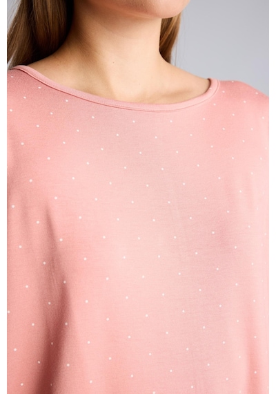 Defacto Regular Fit Kısa Kollu Dantel Detaylı Üst Geniş Paça Alt 2li Pijama Takımı I5544ax26aubr478 Bordo-br478
