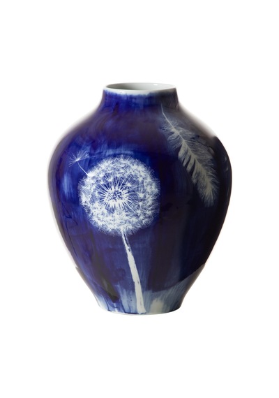 Mudo Home Amalfı Vazo 42x52 Cm Mavi