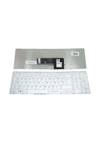 Sony Uyumlu Vaio 149239751Ca, 149239521Us Notebook Klavyesi (Beyaz Tr) - 549902017