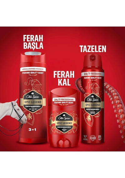 Epic Legend Erkek Duş Jeli Ve Şampuan 400 Ml Diğer 45443587