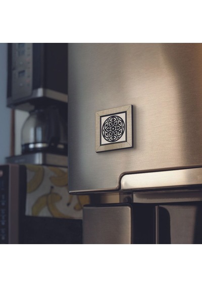 Barok Desen Baskılı Mdf Magnet 7x7 50