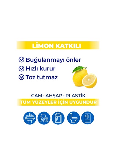 Bingo Clean Yüzey Temizlik Havlusu 96 Yaprak Lavanta Kokulu 3lü 3'lü Set