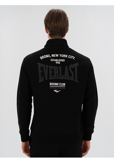 Everlast Bronx Nyc Half Zip Regular Siyah Erkek Sweatshirt Siyah